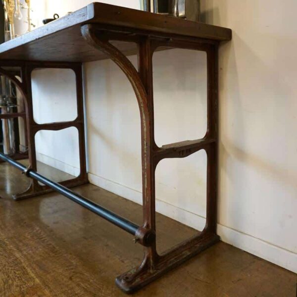 Vintage industrial workbench