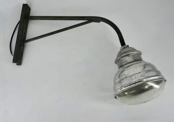 Lampe d'extérieur avec globe en verre