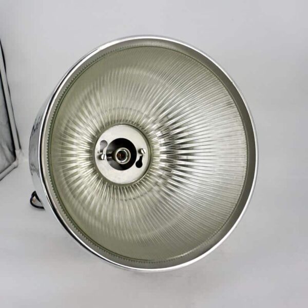 Holophane glass for lamps