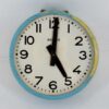 Horloge de couleur bleu ancienne