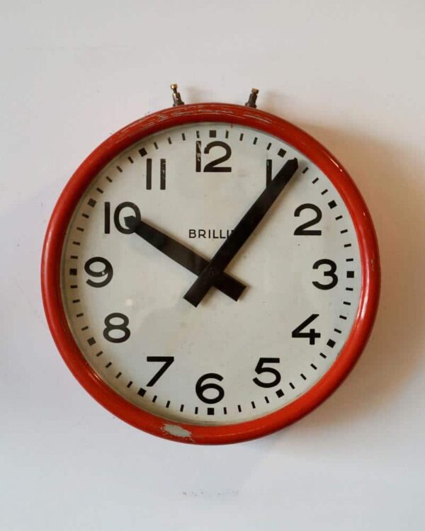Vintage industrial french clock