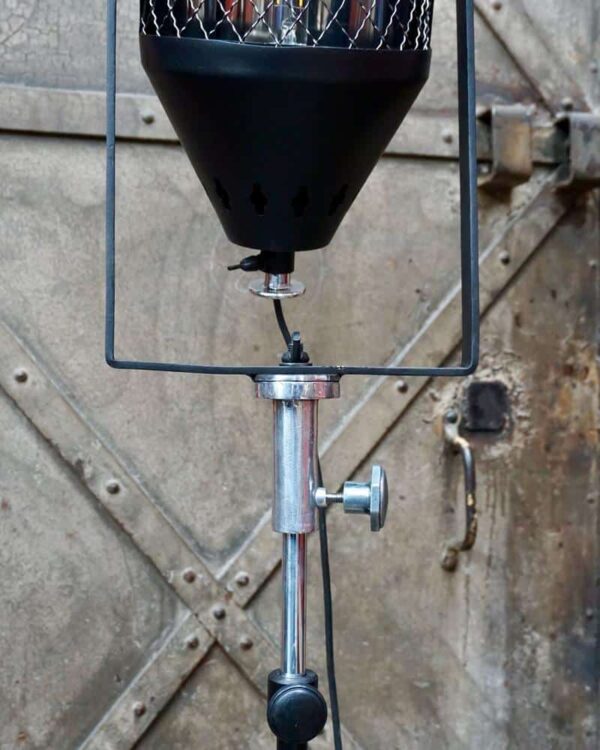 Vintage industrial black lamp