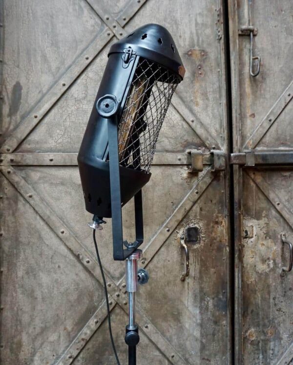 Lampadaire industriel ancien original
