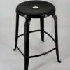 Antique metal stool, brand Nicolle