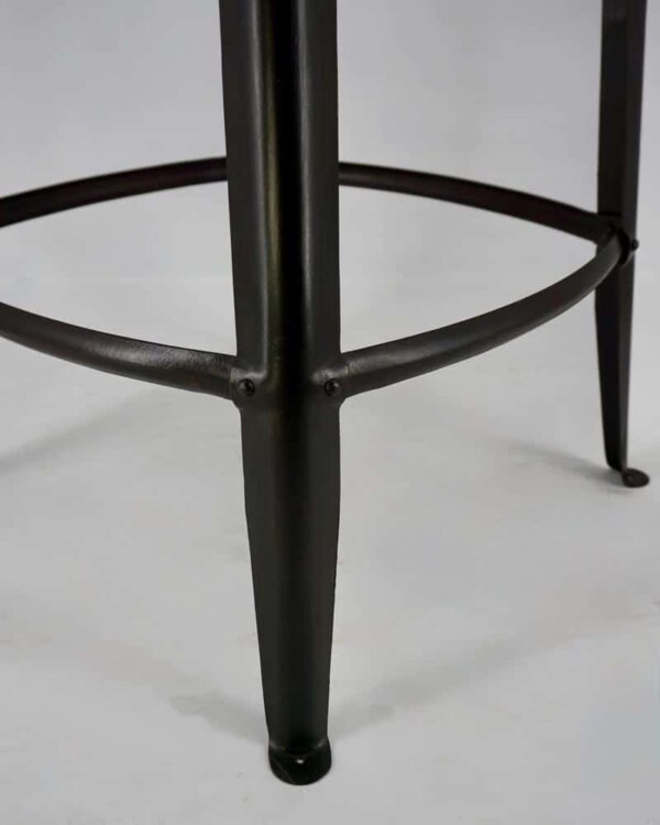 Vintage industrial metal stool