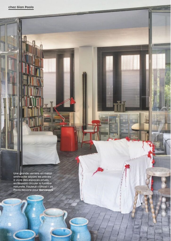 Fauteuil Nicolle dans un appartement Milanais