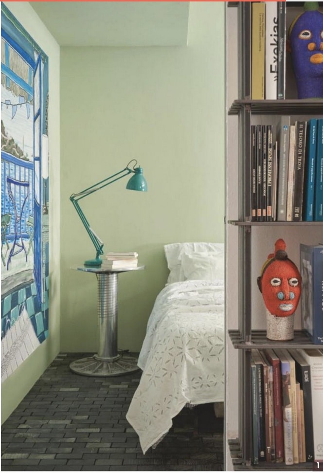 Table de Chevet bobine en fonte d'alu