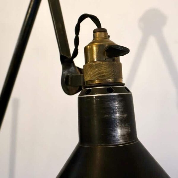 Vintage industrial floor lamp by GRAS