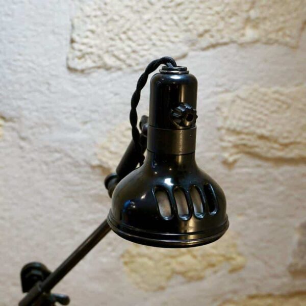 Antique black industrial lamp
