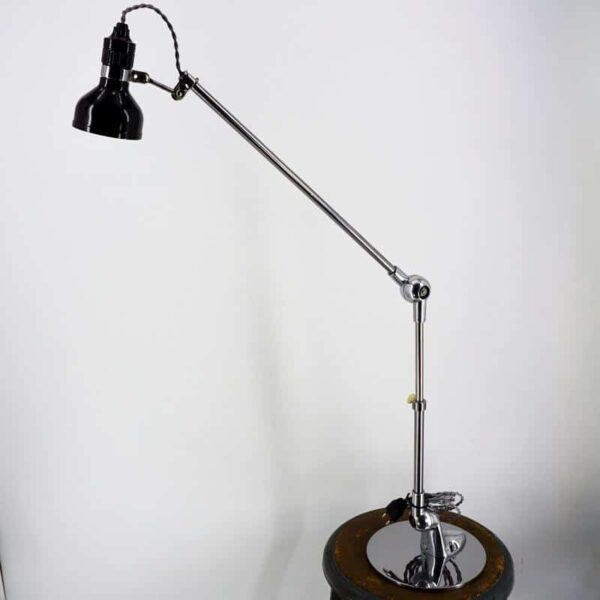 Lampe d'atelier ancienne à poser sur bureau