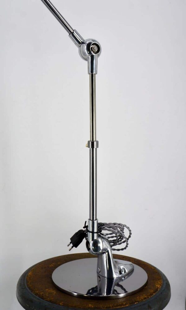 Lampe de bureau argenté