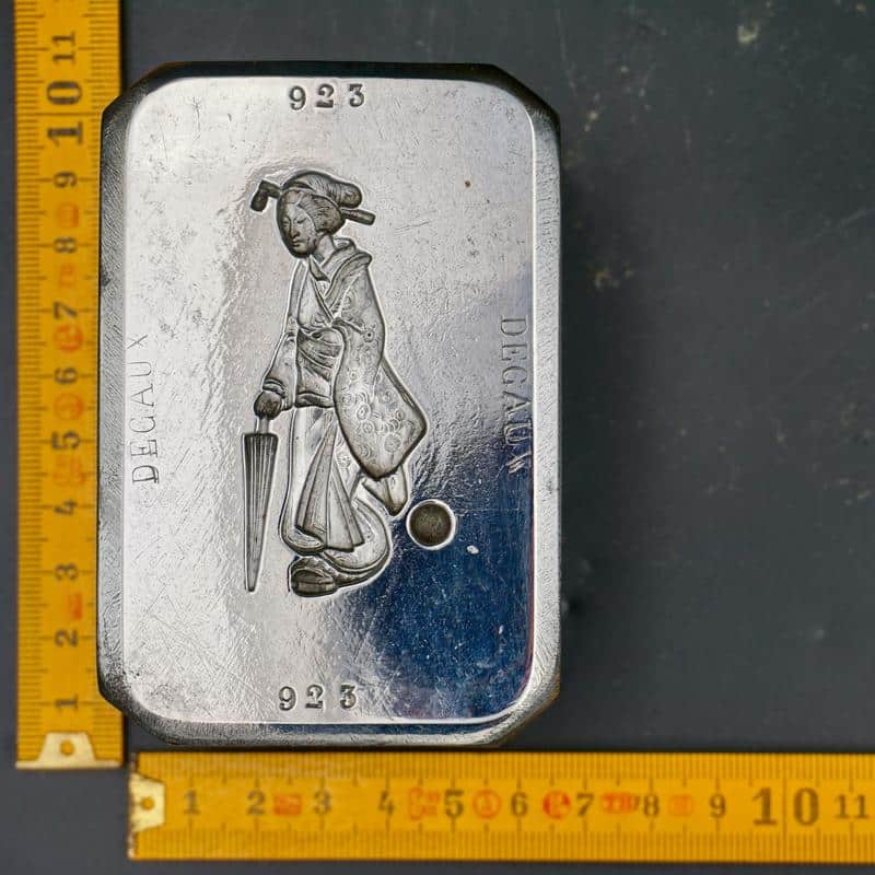 Japonism engraving matrix