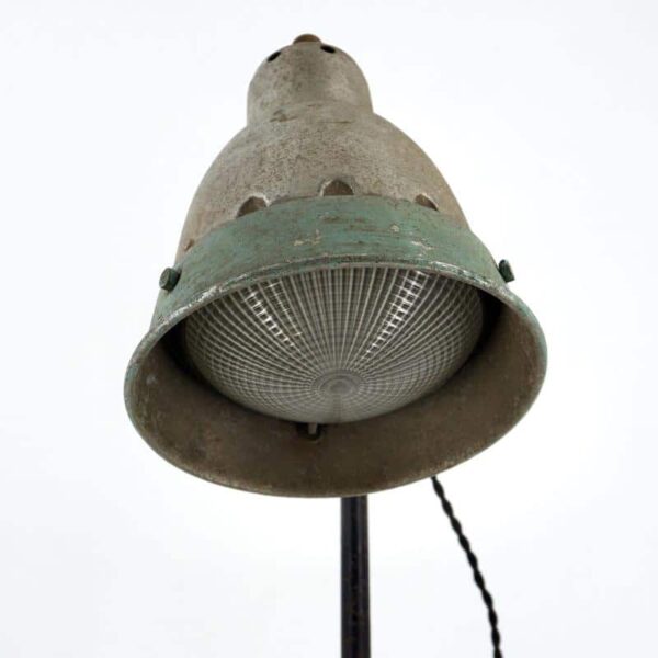 Lampe GRAS avec verre HOLOPHANE