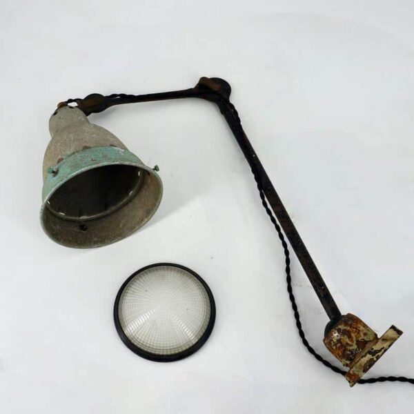 Lampe Gras with HOLOPHANE glass