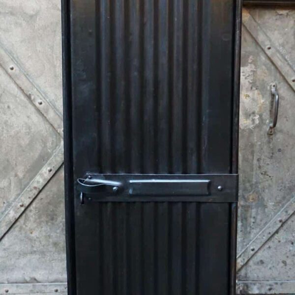 Vintage industrial metal storage