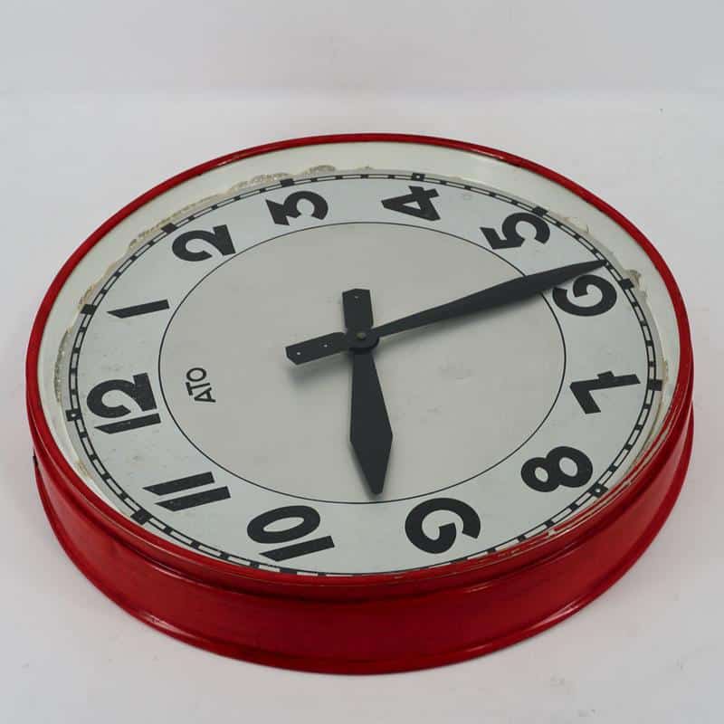 Vintage industrial electric clock
