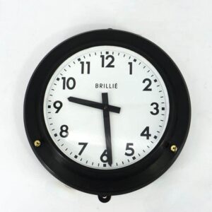Horloge d'usine BrillIié en acier patiné