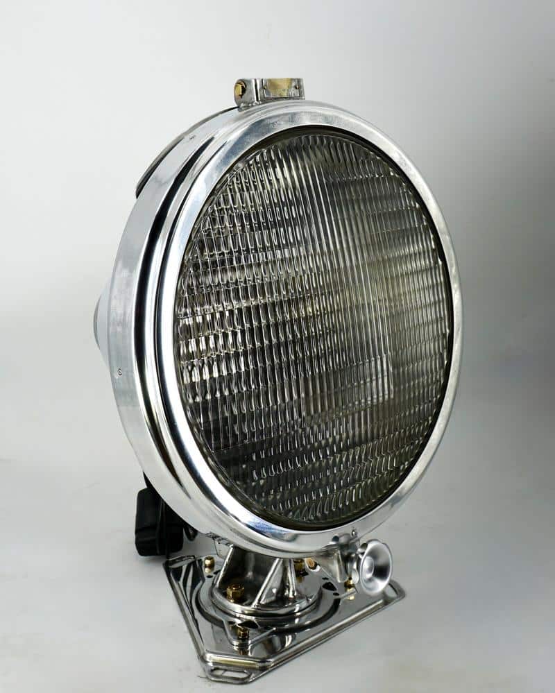 Aluminum military aviation spotlight, circa 1960