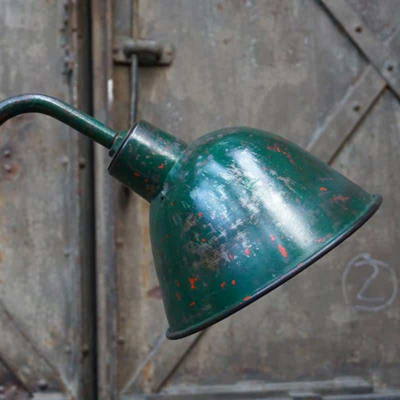 lampe industrielle ancienne réelectrifiée