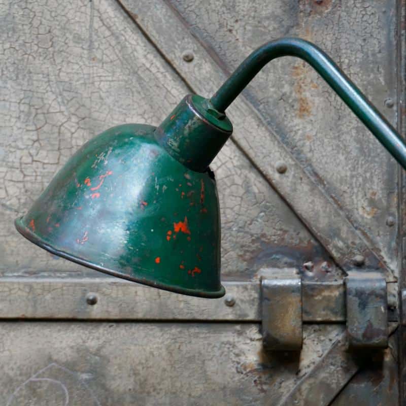 Lampadaire de garagiste, RG LEVALLOIS, Verte – Image 6