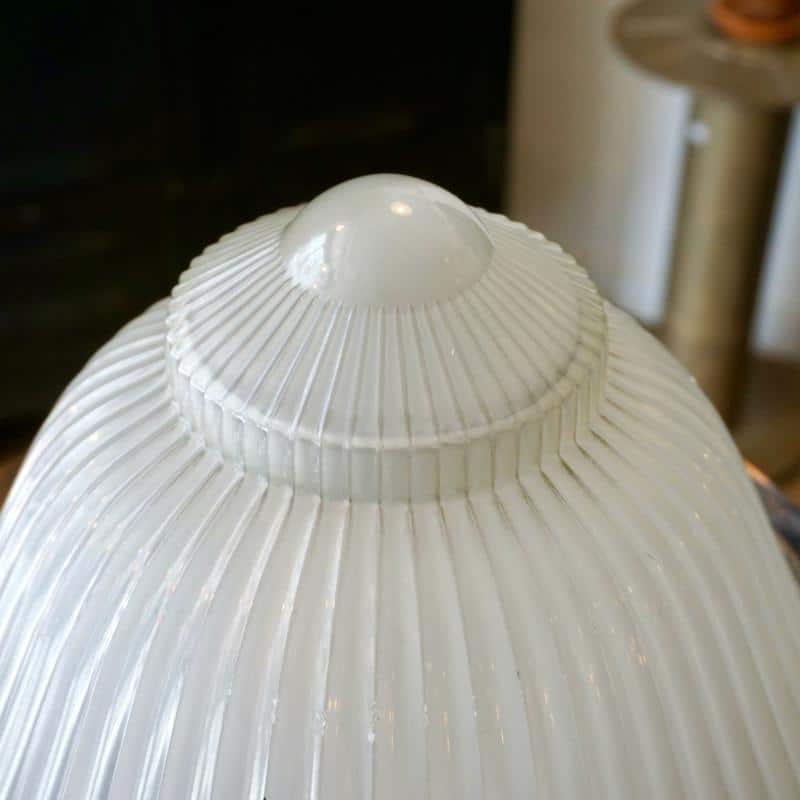 Lampe Holophane vers 1920 en verre