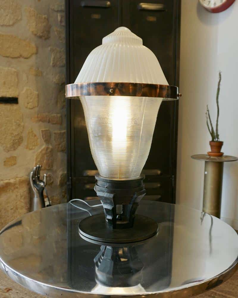 Vintage Holophane lamp