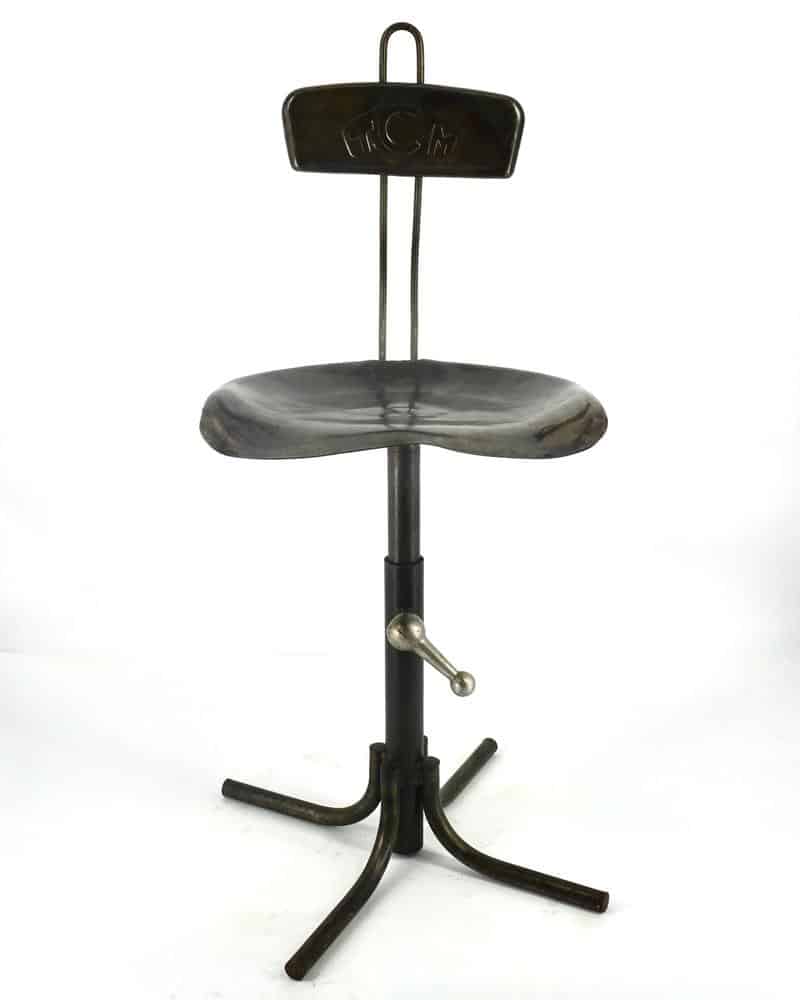 Chaise vintage en métal by Jérome Lepert