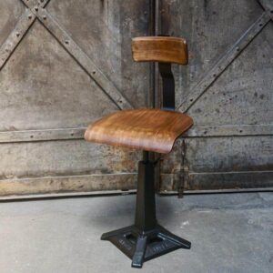 CHAISE d'atelier d'industrie textile vers 1930/40