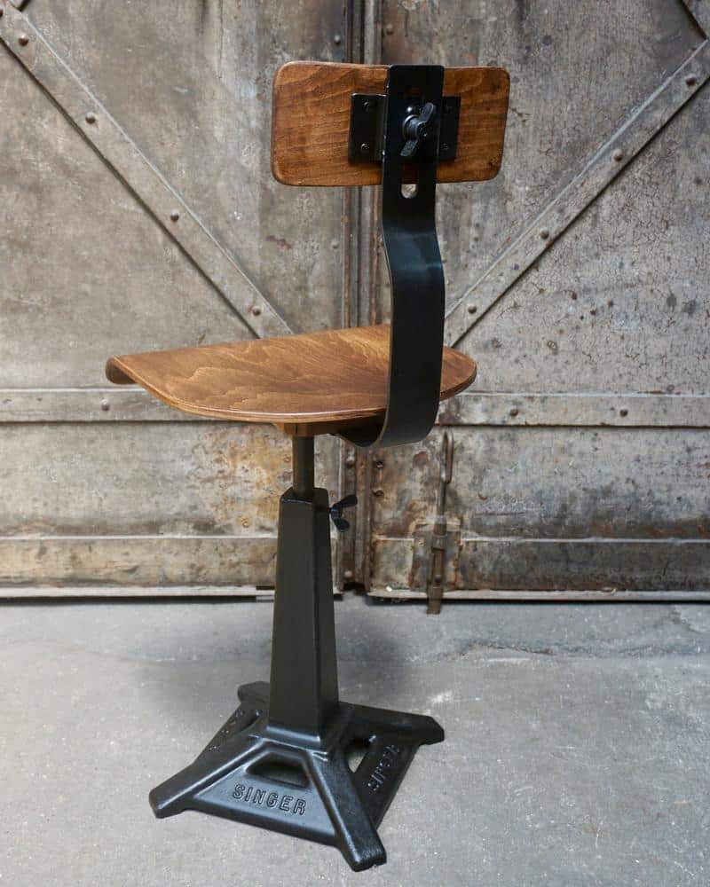 Chaise d’atelier vintage made in France