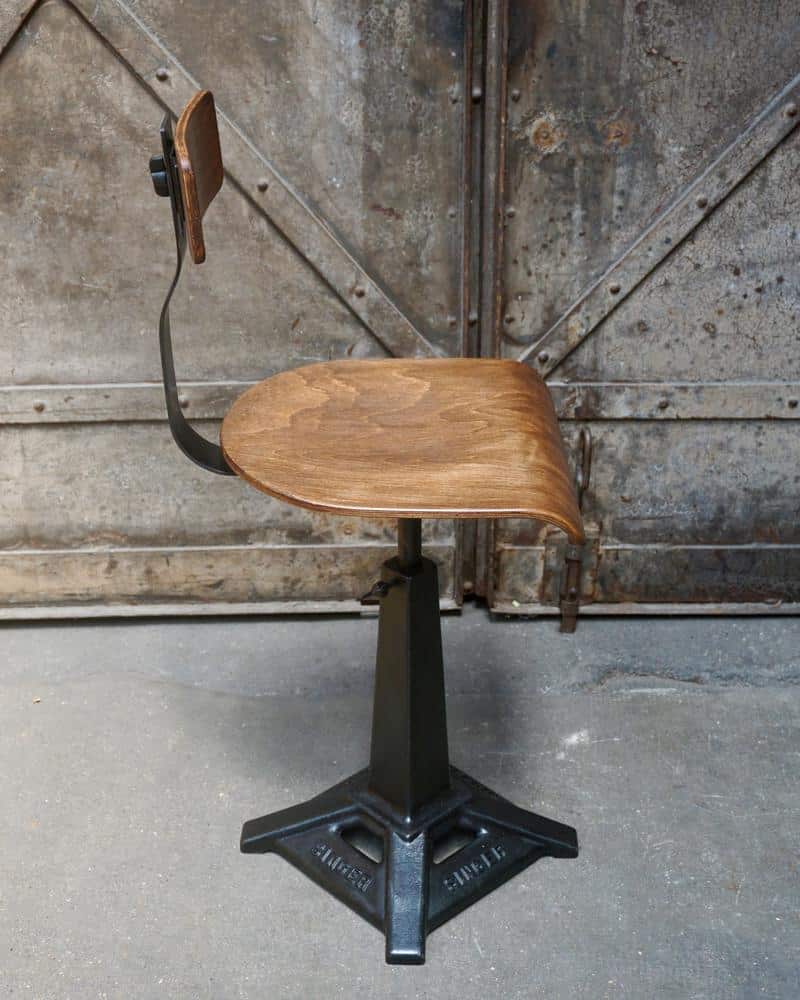 Beautiful antique Singer workshop chair